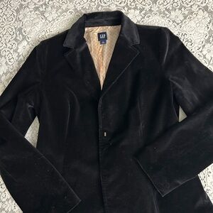 GAP Classic Black Velvet Jacket